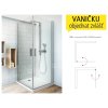 TCO1 sprchové dveře jednokřídlé TCO1/1100 (1075-1095mm) profil:brillant, výplň:transparent