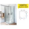 TZOL1 sprchové dveře skládací TZOL 1/1000 (975-995mm) profil:brillant, výplň:transparent
