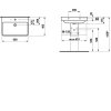 Laufen Pro S umyvadlo 65 x 46,5 cm bez otvoru bílé