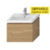 Cubito skříňka s 1 zásuvkou pod umyvadlo 65 x 48,5 cm, dub