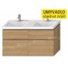 Cubito skříňka se 4 zásuvkami pod dvojumyvadlo 130 x 48,5 cm, dub