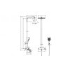 Raindance Select Showerpipe 360 vanová baterie termostatická s hlavovou sprchou, bílá/chrom