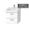 Komplet Lyra Viva skříňka s 2 zásuvkami s umyvadlem 60 x 45 cm bílá