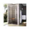 PDOP2-120 sprchové dveře B-ALU/Transparent