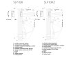 SLP02K splachovač pisoáru automatický infračervený SLP 02K s montážní krabicí