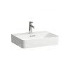 Val umyvadlo 55 x 42 cm s otvorem pro baterii/s přepadem, bílé+LCCA