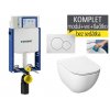Závěsný WC komplet T-05 Kombifix Eco + Mio-N RIMLESS klozet závěsný 53 cm