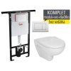 Závěsný WC komplet T-32 Alca do bytových jader + Lyra plus