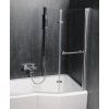 ODESSA pneum.vanová zástěna 970 stříbrný rám, čs