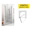 CSD1 sprchové dveře CSD1-80 (775-805mm) profil:satin, výplň:transparent
