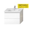 MIO-N skříňka se 2 zásuvkami pod umyvadlo 80 x 45 cm, bílá