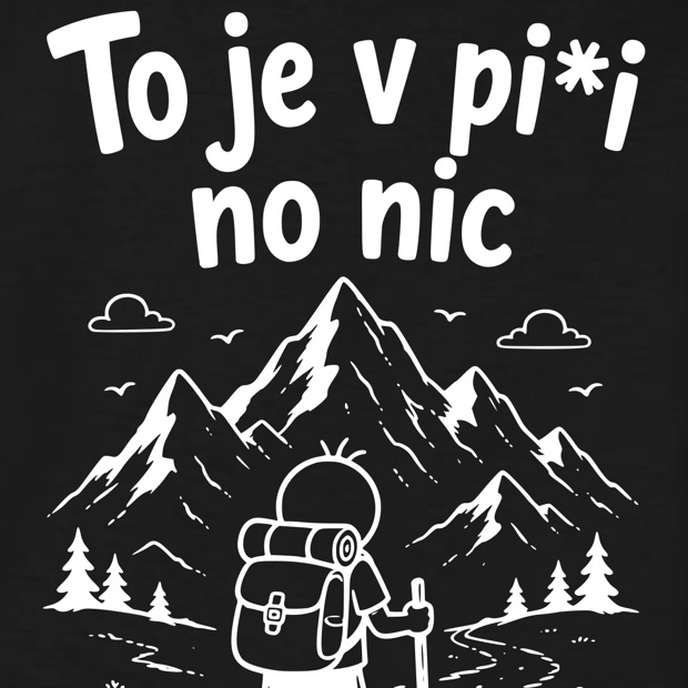 Detail potisku na tričku Trikito
