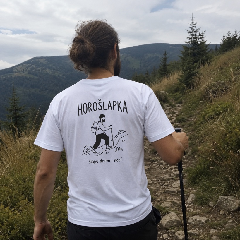 Pánské tričko HOROŠLAPKA na postavě