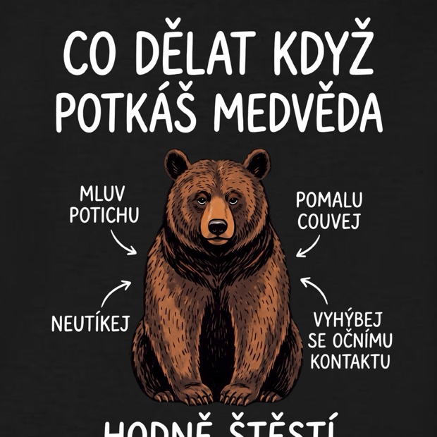 Detail potisku na tričku Trikito