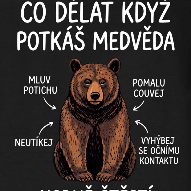 Detail potisku na tričku Trikito