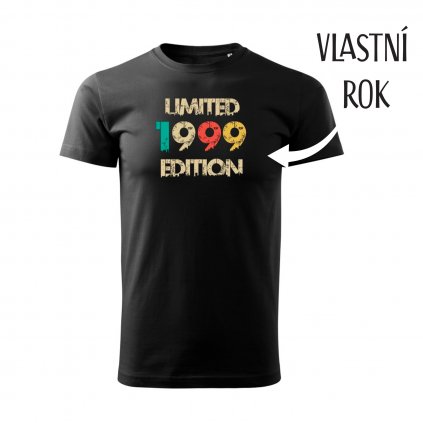 Pánské  tričko limitovaná edice - ročník (Barva Černá, Velikost XXL)