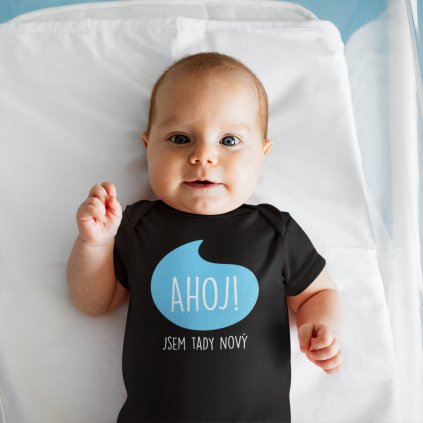 onesie mockup of a baby lying in a crib 45747 r el2