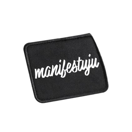 Nášivka na kšiltovku - MANIFESTUJU (Barva Šedá)