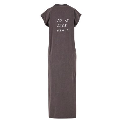 dlouhe saty zadni grey