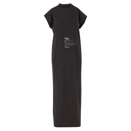 dlouhe saty zadni black