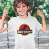 t shirt mockup of a boy playing on a swing 28124