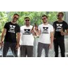 bachelor themed mockup of a group of happy men wearing bella canvas t shirts m36913 3
