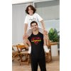 bella canvas tee mockup featuring a happy man giving a piggyride to his son m39454