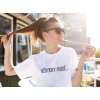 t shirt mockup of a happy woman enjoying the weather m9785 r el2