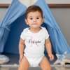 sublimated onesie mockup featuring a baby boy standing m990