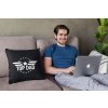 square pillow mockup featuring a joyful young man sitting on a couch 29014 3
