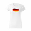 Dámské tričko Vlajka Německa (Barva Černá, Velikost XXL)
