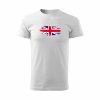 Panské tričko Vlajka Velké Británie (Barva Černá, Velikost XXL)