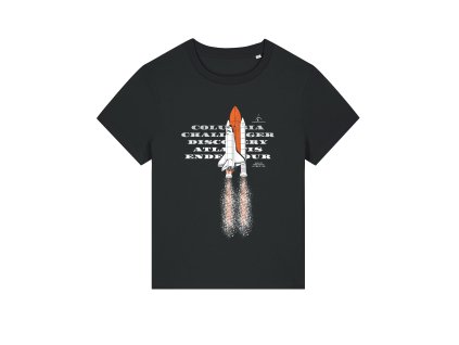 SHUTTLE damske muser Black C002