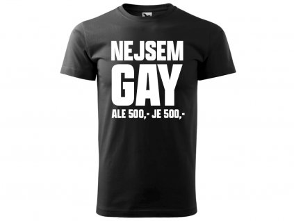 Pánské tričko NEJSEM GAY