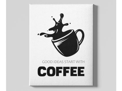 Dekorační obrázek na plátně Coffee ideas Cup