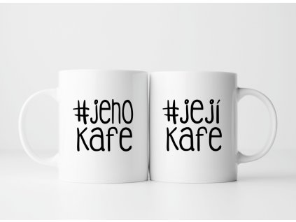 Sada Hrnečků pro páry JEHO a JEJÍ KAFE