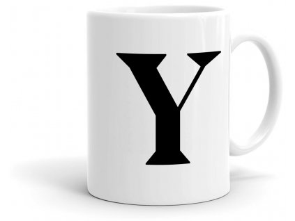 Keramický hrneček s písmenem Y