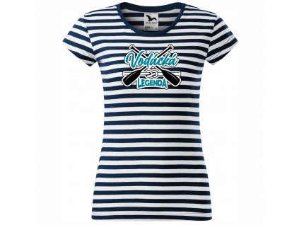 Vodácké dámské pruhované tričko na vodu sailor vodácká LEGENDA možnost vlastního textu