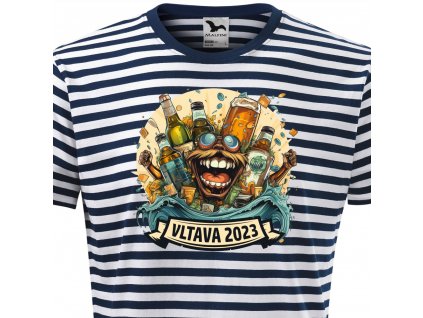 Vodácké tričko SAILOR Šílená ŘEKA a CHLAST s volbou řeky PÁNSKÉ TRIČKO 2