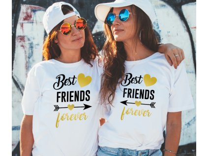 Trička pro kamarádky BFF Best Friends Forever Modern