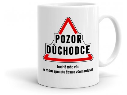 Pozor DŮCHODCE hodně toho vím