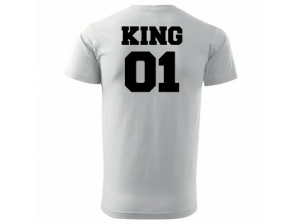 Pánské tričko KING 03 černý potisk