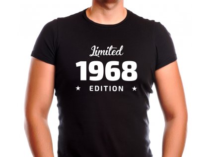 Pánské tričko Limited Edition ROČNÍK k narozeninám rok narození černé