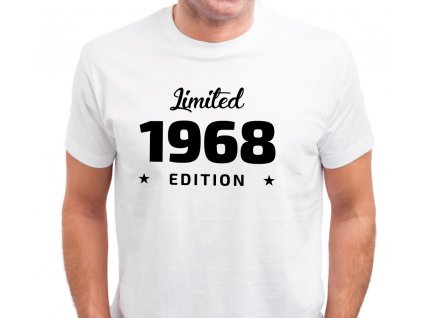 Pánské tričko Limited Edition ROČNÍK k narozeninám rok narození bílé