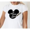 Popisovatelné tričko dámské MINNIE + bílý FIX