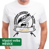 Tričko pánské pro rybáře s potiskem RYBÁŘSKÁ LEGENDA narozen v prosinci bílé