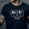 Pánské vtipné tričko do hospody Be Er pivní chemik černé