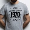 Pánské tričko k narozeninám Original limited edition quality ROČNÍK 1960 1970 1980 1990 šedé GM