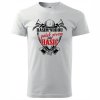 Pánské tričko pro hasiče Hasím vodou, v pátek PIVEM bílé 2