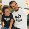 Set triček Jaký OTEC bílé takový SYN černé